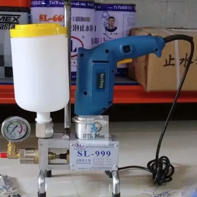 Máy Bơm Keo PU SL-999 – Giải Pháp Thi Công Chống Thấm Vết Nứt Chuyên Nghiệp